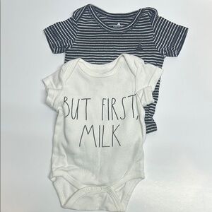 Carter's Striped and White Kids One Pieces